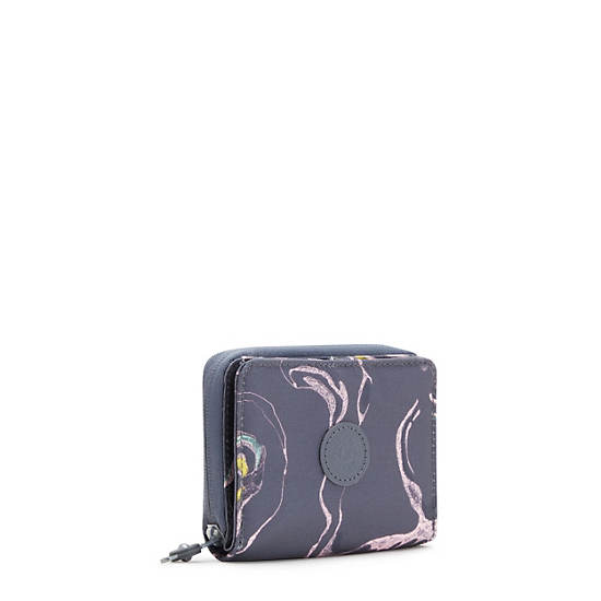 Portfele Kipling Money Love Printed Small Wallet Szare | PL 1005UZ